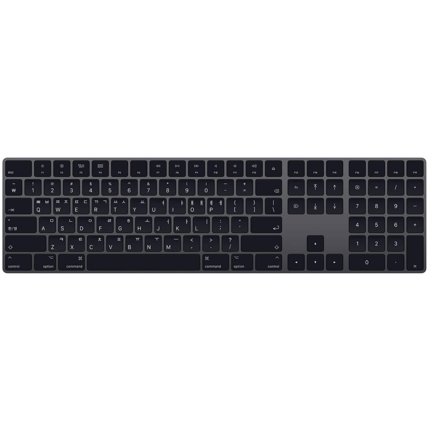 Magic Keyboard with Numeric Keypad gray- 한국어 * MRMH2KH/A