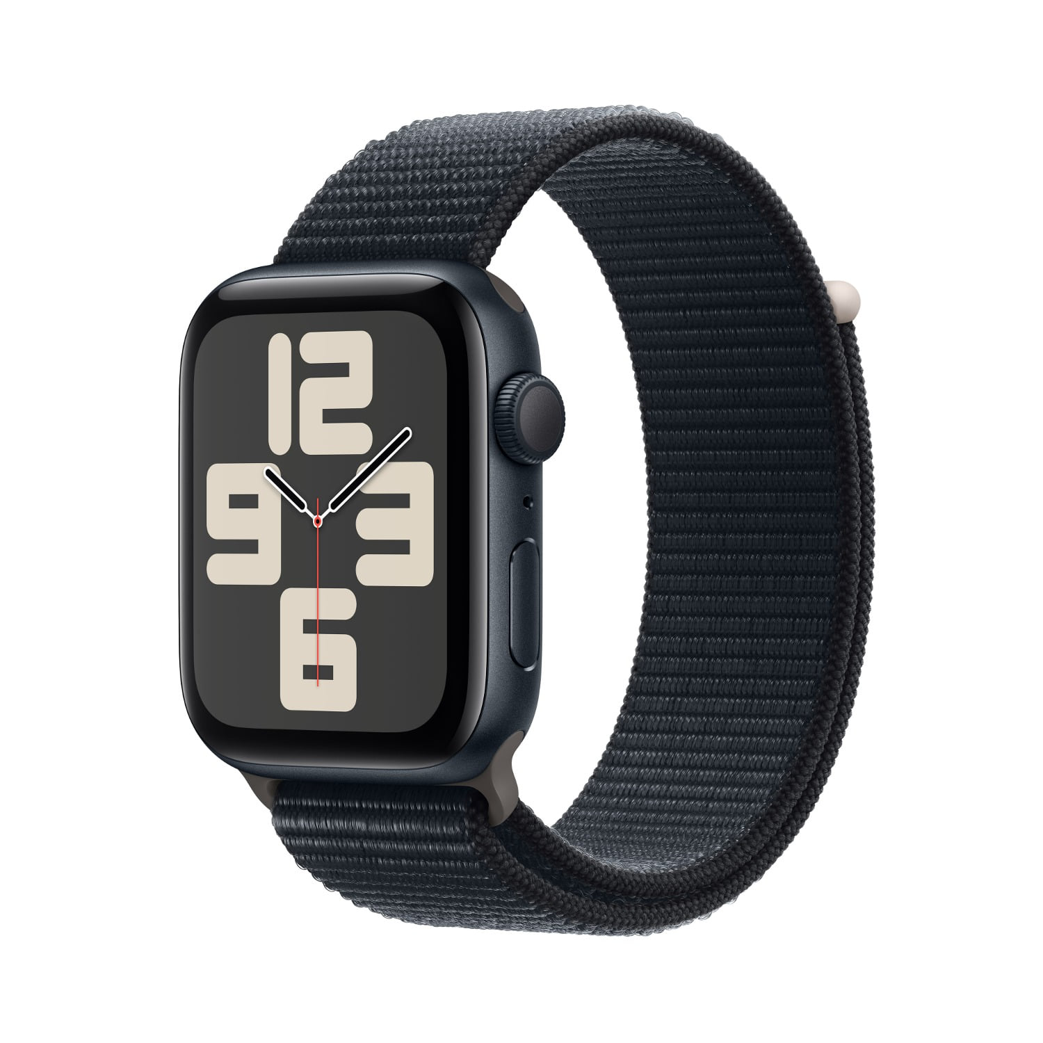Apple Watch SE GPS 44mm 미드나이트 알루미늄 케이스, 미드나이트 스포츠 루프 * MREA3KH/A