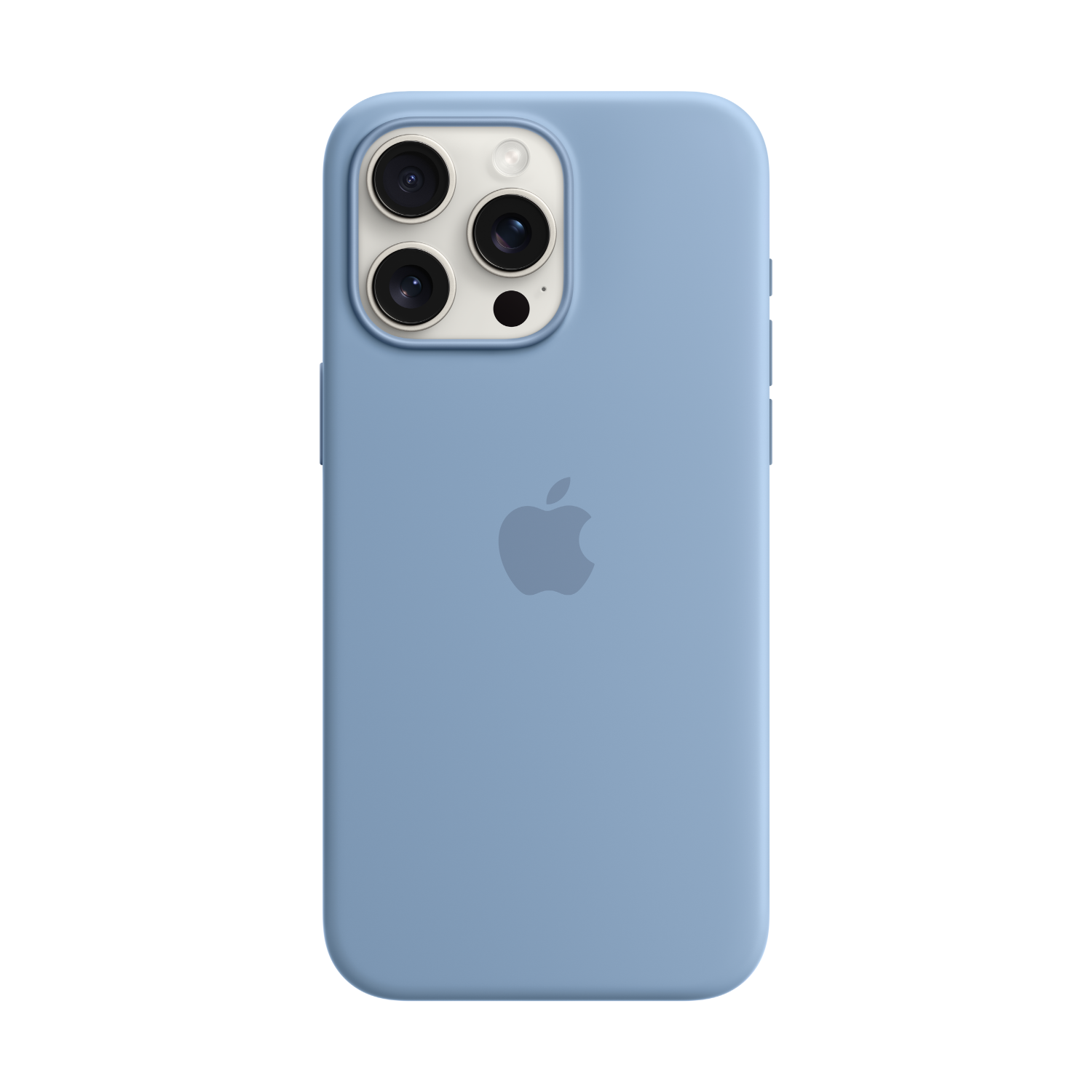 MagSafe형 iPhone 15 Pro Max 실리콘 케이스 - 윈터 블루 * MT1Y3FE/A