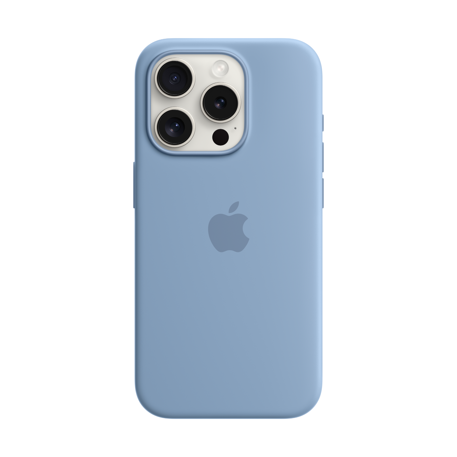 MagSafe형 iPhone 15 Pro 실리콘 케이스 - 윈터 블루 * MT1L3FE/A