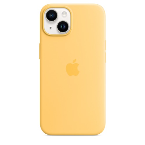 MagSafe형 iPhone 14 실리콘 케이스 - 선글로우 * MPT23FE/A