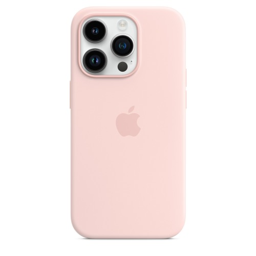 MagSafe형 iPhone 14 Pro 실리콘 케이스 - 초크 핑크 * MPTH3FE/A