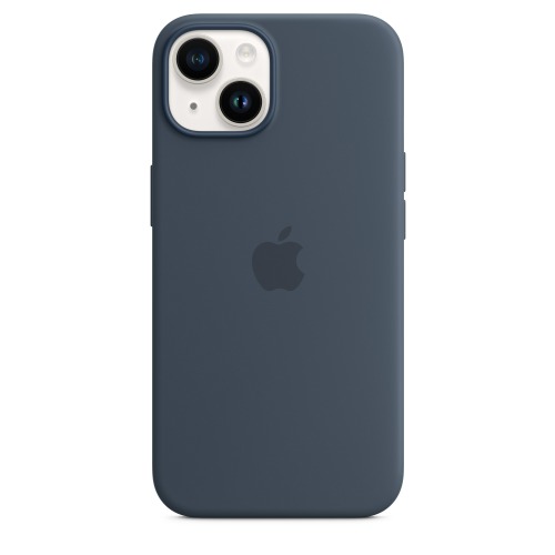 MagSafe형 iPhone 14 실리콘 케이스 - 스톰 블루 * MPRV3FE/A
