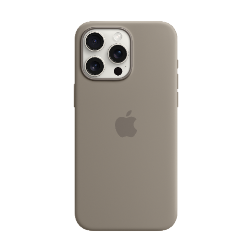 MagSafe형 iPhone 15 Pro Max 실리콘 케이스 - 클레이 * MT1Q3FE/A