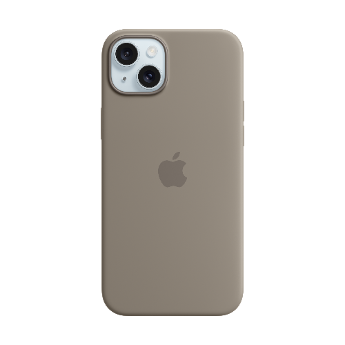 MagSafe형 iPhone 15 Plus 실리콘 케이스 - 클레이 * MT133FE/A