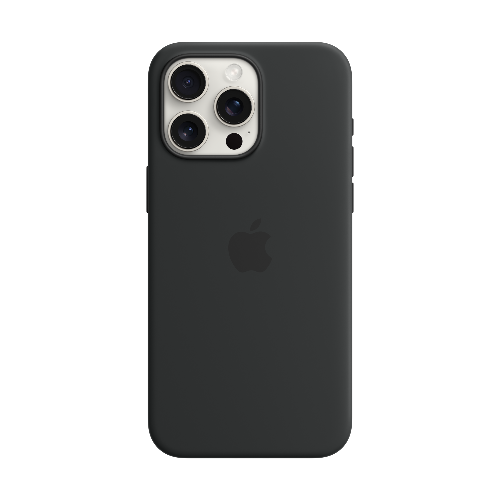 MagSafe형 iPhone 15 Pro Max 실리콘 케이스 - 블랙 * MT1M3FE/A
