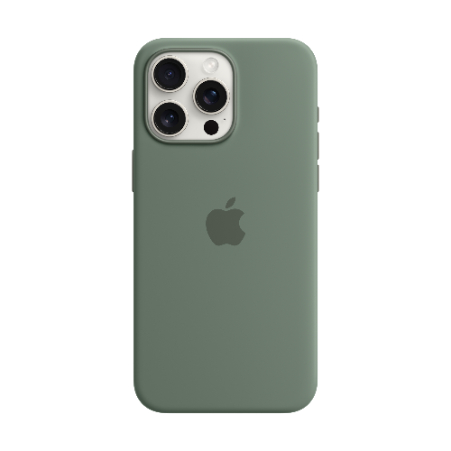 MagSafe형 iPhone 15 Pro Max 실리콘 케이스 - 사이프러스 * MT1X3FE/A