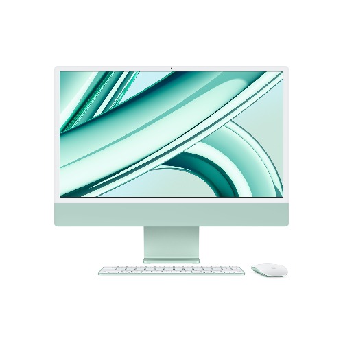 iMac 24형 Apple M3칩 8코어CPU 10코어GPU 512GB SSD - 그린 * MQRP3KH/A