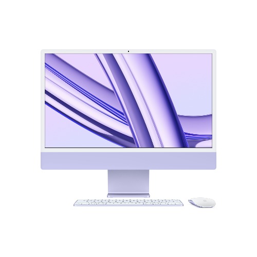 iMac 24형 Apple M3칩 8코어CPU 10코어GPU 256GB SSD - 퍼플 * Z19P
