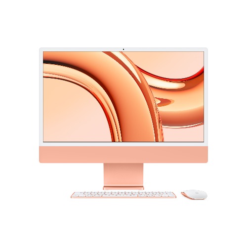 iMac 24형 Apple M3칩 8코어CPU 10코어GPU 256GB SSD - 오렌지 * Z19R