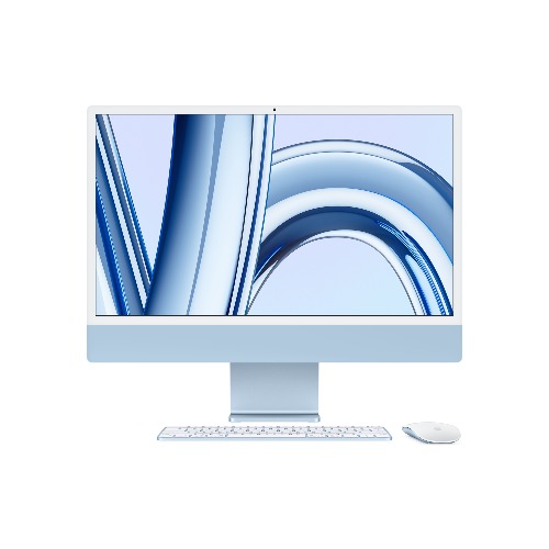 iMac 24형 Apple M3칩 8코어CPU 10코어GPU 512GB SSD - 블루 * MQRR3KH/A