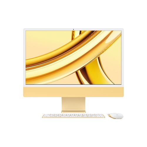 iMac 24형 Apple M3칩 8코어CPU 10코어GPU 256GB SSD - 옐로 * Z19F