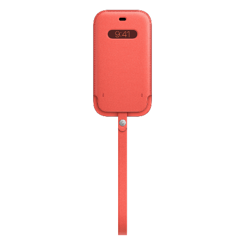 iPhone 12 Pro Max 가죽 슬리브 - 핑크 시트러스 * MHYF3FE/A